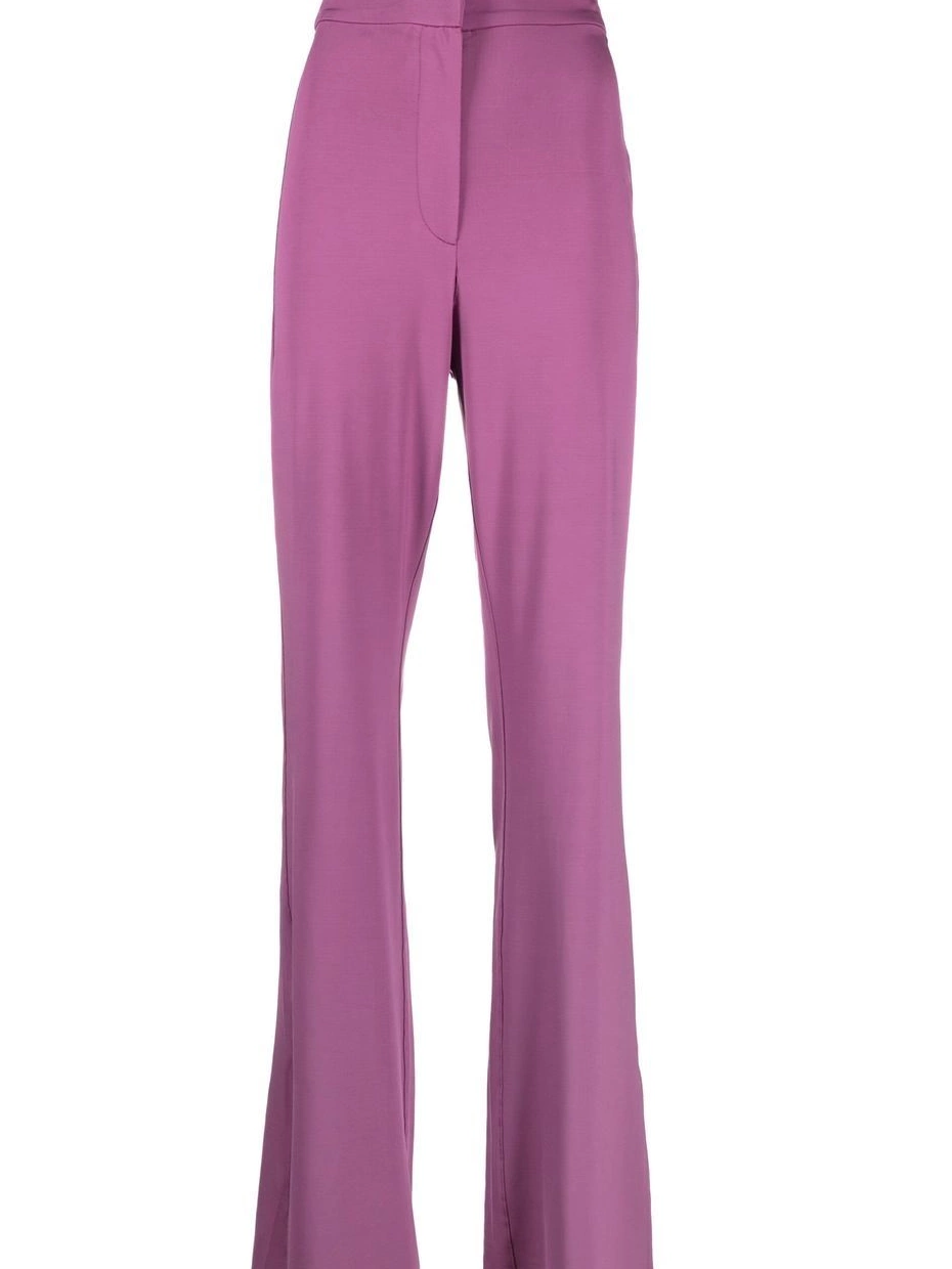 Cheap trousers Women high-waisted flared Versace 0730